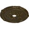 Ekena Millwork Attica with Rose Ceiling Medallion (Fits Canopies up to 4 1/2"), 26"OD x 3 3/4"ID x 1 1/2"P, Brass CM26ATBRS - alternate 2